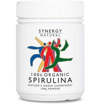 Synergy Natural Organic Spirulina Powder 100% 200g