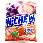 Hi-Chew Candy Bag Grape And Peach And Lychee Flavor 100g