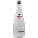 Evian Natural Mineral Water Glass 330ml