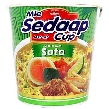 Mi Sedaap Instant Noodle Cup Mie Rasa Soto 81g