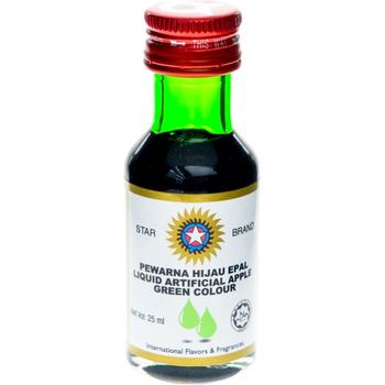 Star Brand Artificial Apple Green Colour Flavour 25ml