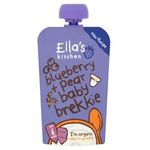 Ella's Kitchen Organic Blueberry and Pear Baby Brekkie Pouch 6+ Months 100g