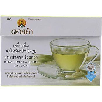 Doi Kham Instant Lemongrass Drink Low Sugar Formula 12pcs 10g