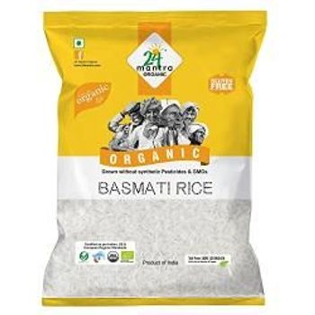 24 Mantra Organic Basmati Rice Premium Polished 1kg