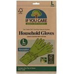 If You Care Cotton Flock Lined Household Gloves Large