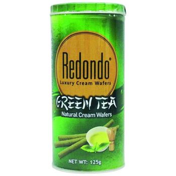 Redondo Green Tea Cream Filled Wafers 125g