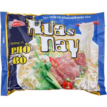 Ace Cook Past And Present Instant Noodles Flavor Beef Pho 70g
