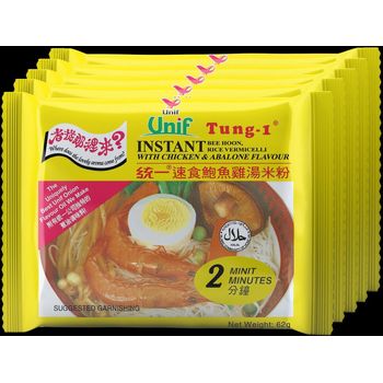Unif Tung-1 Chicken Abalone Bee Hoon 5pcs x 62g