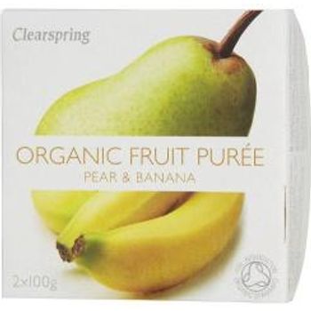 Clearspring Organic Pear and Banana Puree 100g