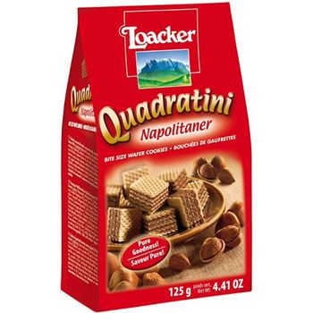 Loacker Quadratini Napolitaner Bag 125g