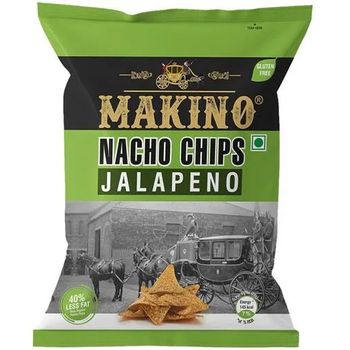 Makino Nacho Chips Jalapeno Lesser Fat 60g