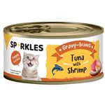 Sparkles Cat Gravy Licious Tuna With Shrimp 80g