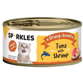 Sparkles Cat Gravy Licious Tuna With Shrimp 80g