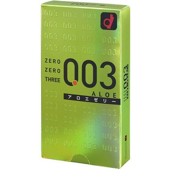 Okamoto 003 Aloe Jelly Thin Condoms 10pcs