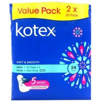 Kotex Maxi Value Pack  2 x 20s