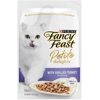 Purina Fancy Feast Petite Delights Grilled Turkey in Gravy 50g