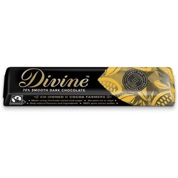 Divine Chocolate Fairtrade Dark Chocolate 35g