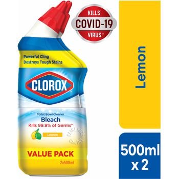 Clorox Toilet Bowl Cleaner Bleach Lemon