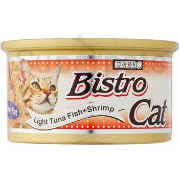 Bistro Cat Light Tuna Fish + Shrimp 80g