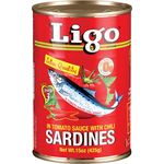 Ligo Big Sardines Tomato Sauce Chilli Red 425g