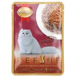 SmartHeart Cat Pouch Refine Selected Tuna with Crab Stick in Jelly 70g