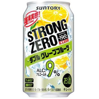 Suntory Strong Zero Double Grapefruit Flavor 350ml