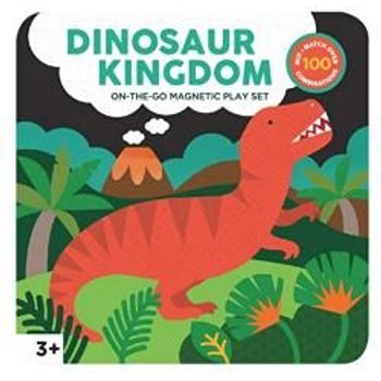 Petit Collage On The Go Magnetic Play Set Dinosaur Kingdom