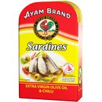 Ayam Brand Sardines Extra Virgin Olive Oil Chili 120g