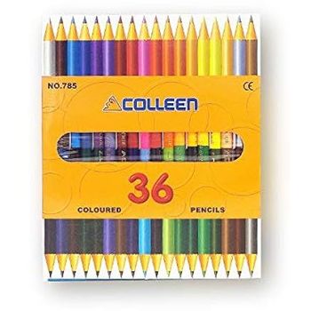 Colleen 18 Pencils 36 Colour Pen Coloured Pen 18 Pcs 100g