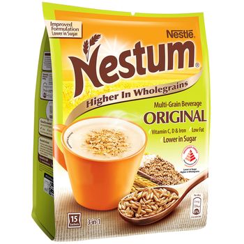 Nestle Nestum 3-in-1 Wholegrain Beverage - Original (12 x 28g)