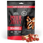 Absolute Holistic Pork Jerky Dumbbell Dog Treats 100g