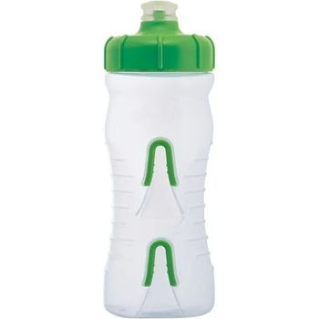 Fabric Cageless Water Bottle Clear Green 600ml