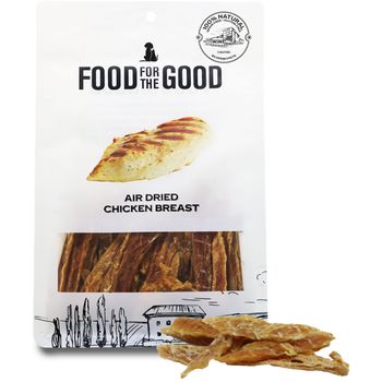 Food for the Good Air Dried Chicken Breast Cat & Dog Treats 300g