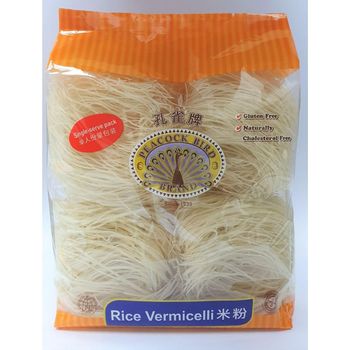 Peacock Rice Vermicelli Single Serve 8 X 50g