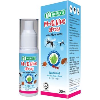 Hurix's Mos Q King Spray with Aloe Vera 30ml
