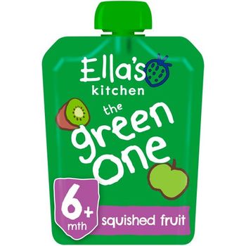 Ella's Kitchen Organic Pouches The Green One Squished Smoothie Fruits 90g