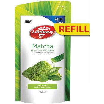 Lifebuoy Matcha Green Tea Aloe Body Wash Refill 850ml