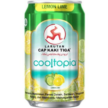 Larutan Cap Kaki Tiga Lemon Lime 320ml