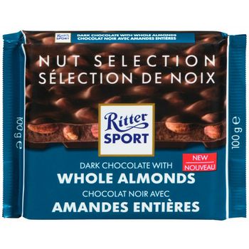 Ritter Sport Dark Whole Almond 100g