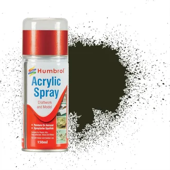 Humbrol Acrylic Spray Paint 53 Gunmetal Metallic 150ml