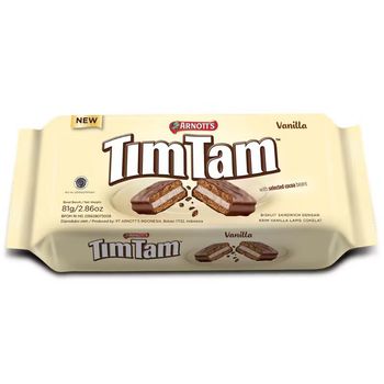 Arnott's Tim Tam Chocolate Vanilla Biscuit 94.5g
