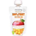 Clearspring Organic 100 Percent Fruit On The Go Apple And Mango Puree 120g