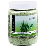 Bio Glow Aloe Vera And Vitamin E And B5 Face And Body Scrub 500ml