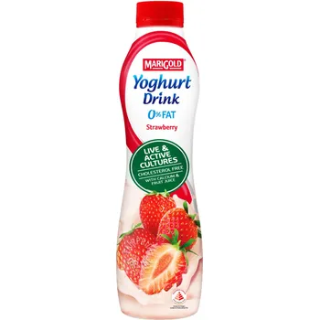 Marigold No Fat Yoghurt Strawberry 700g