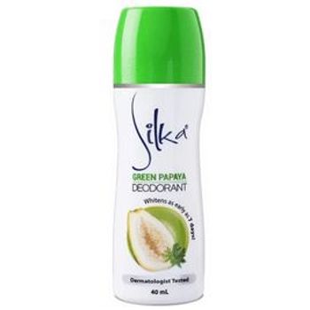 Silka Papaya Whitening Deodorant Green 40ml