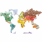 Janod Magnetistick Wall Dcor World Map