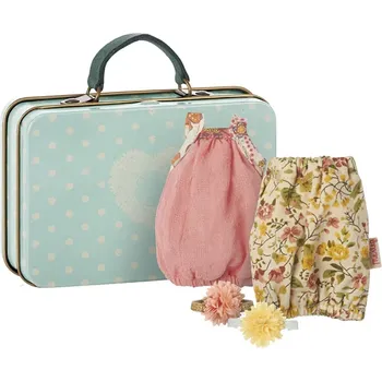 Maileg Suitcase With 2 Dresses Micro