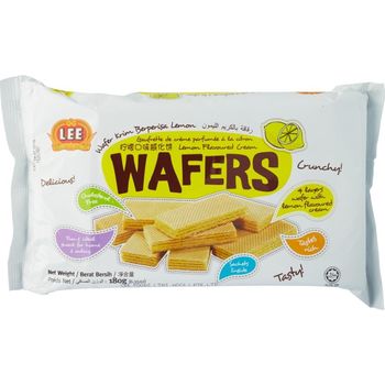 Lee Wafer Lemon Flavour Cream 180g