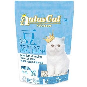 Aatas Cat Tofu Cat Litter Kofu Klump Milk 6l