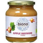 Biona Organic Apple And Rhubarb Puree No Added Sugar 360g